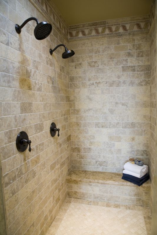 Luxury Shower with Tile Details
